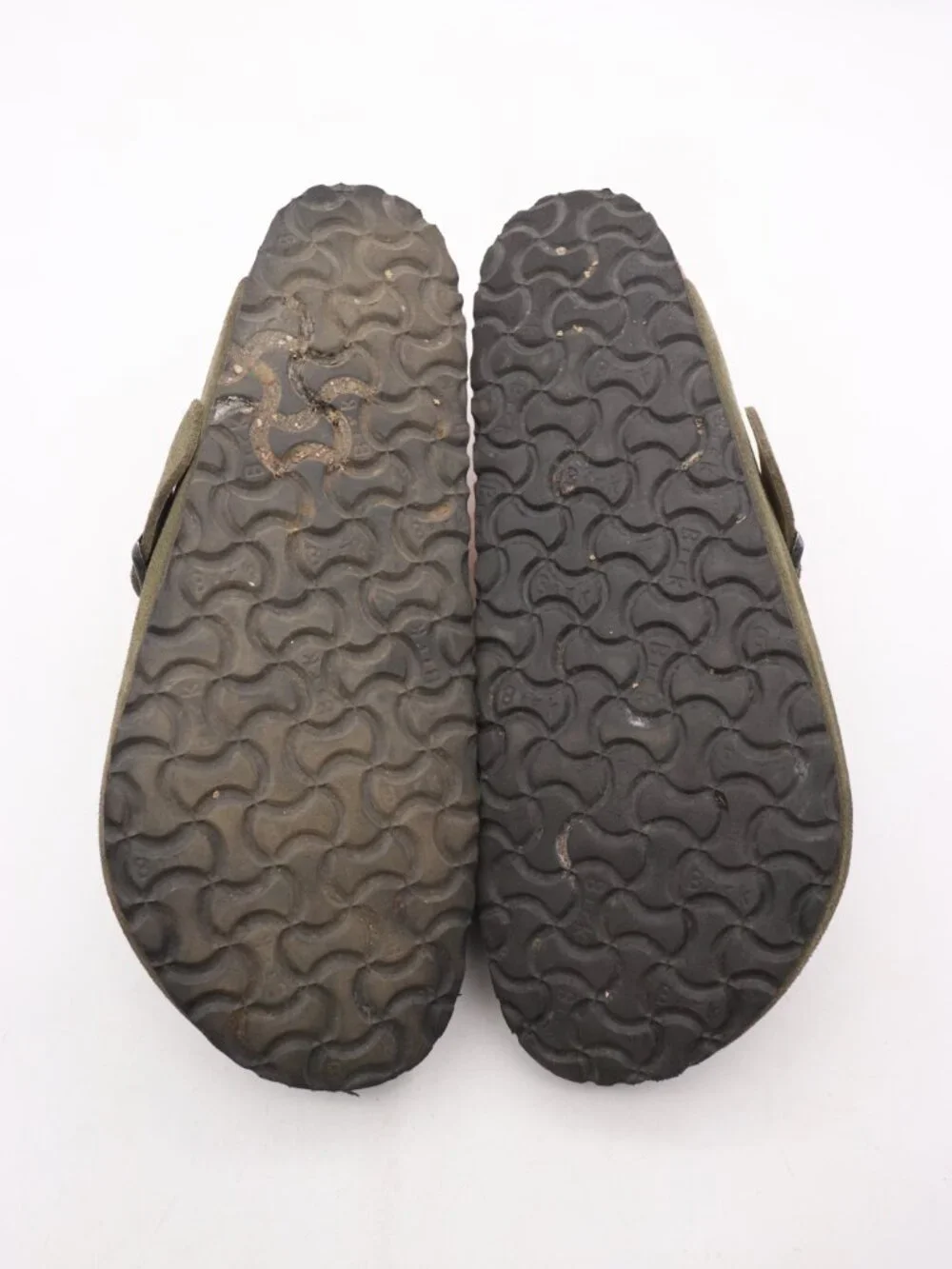 Birkenstock Boston Soft Footbed Men's EU 44 US 11 Olive Green Suede Shoes Clogs